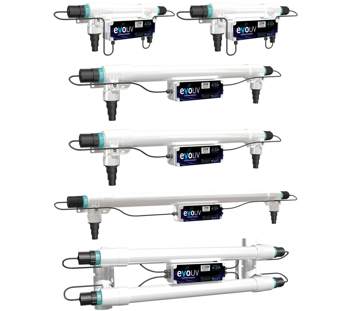 Evolution Aqua New EVO UV Clarifier 2021 Model Range